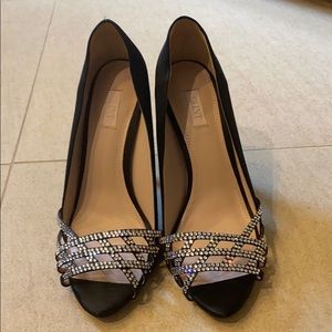 Beautiful GILT sparkly black heels!